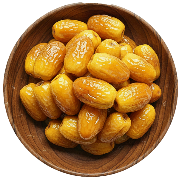 YELLOW DRY DATES  EX BOLD